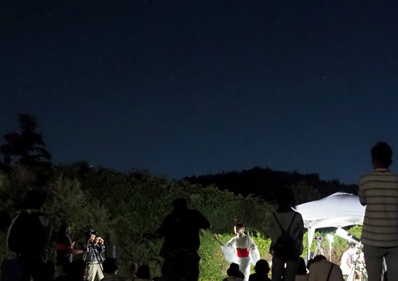星空教室 in湯河原温泉 星ケ山でコンサート？  花咲あんな  星空ライブ 出演しました！
