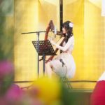 企業賀詞交歓会 花咲あんな ハープ弾き語り ステージ 出演しました！