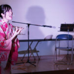 青根中学校で星空講座＆コンサート 花咲あんな さんに出演していただきました