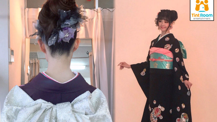 モデルの春霞。『新 ヘアと帯結び2019』のモデルをさせて頂きました。