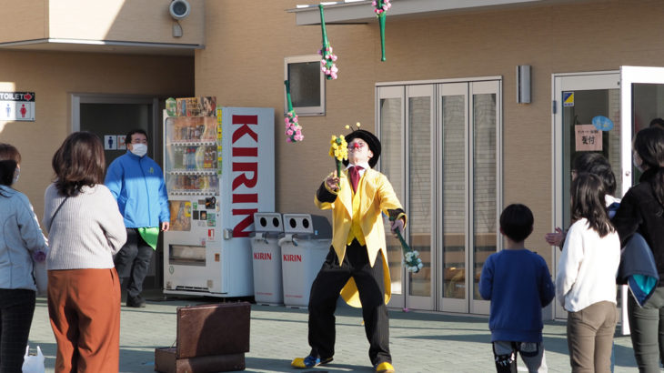 静岡パフォーマンス。徳島はっちー グリーティング in ハウジングメッセ藤枝住宅公園。2日目。