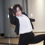 ダンサー“ぴこ”さんとの初対面。ダンススタジオで撮影させていただきました。